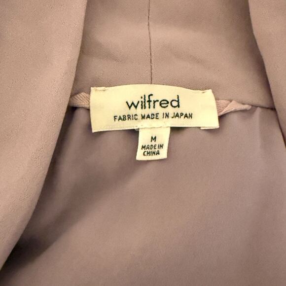 Aritzia Wilfred Sabine Dress Sleeveless Faux Wrap Size Med Mini Ballet Feminine - Picture 5 of 12